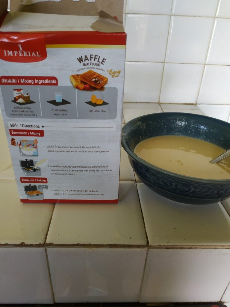 Cara buat tepung waffle