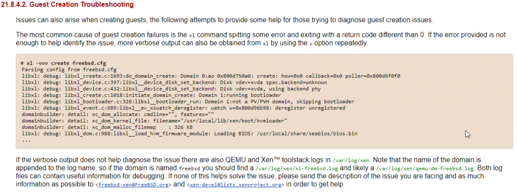 Failed to parse configuration