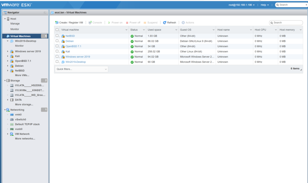 Гипервизор vmware esxi